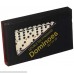 D6 Standard Dominoes Ivory with White Pips B00OAB8R7S
